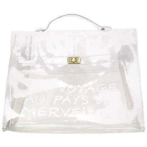 hermes clear bag price|Hermes kelly bag vintage.